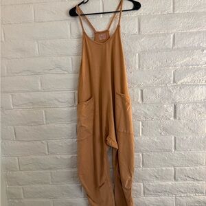 Free People Hot Shot Onesie in Toasted Coconut